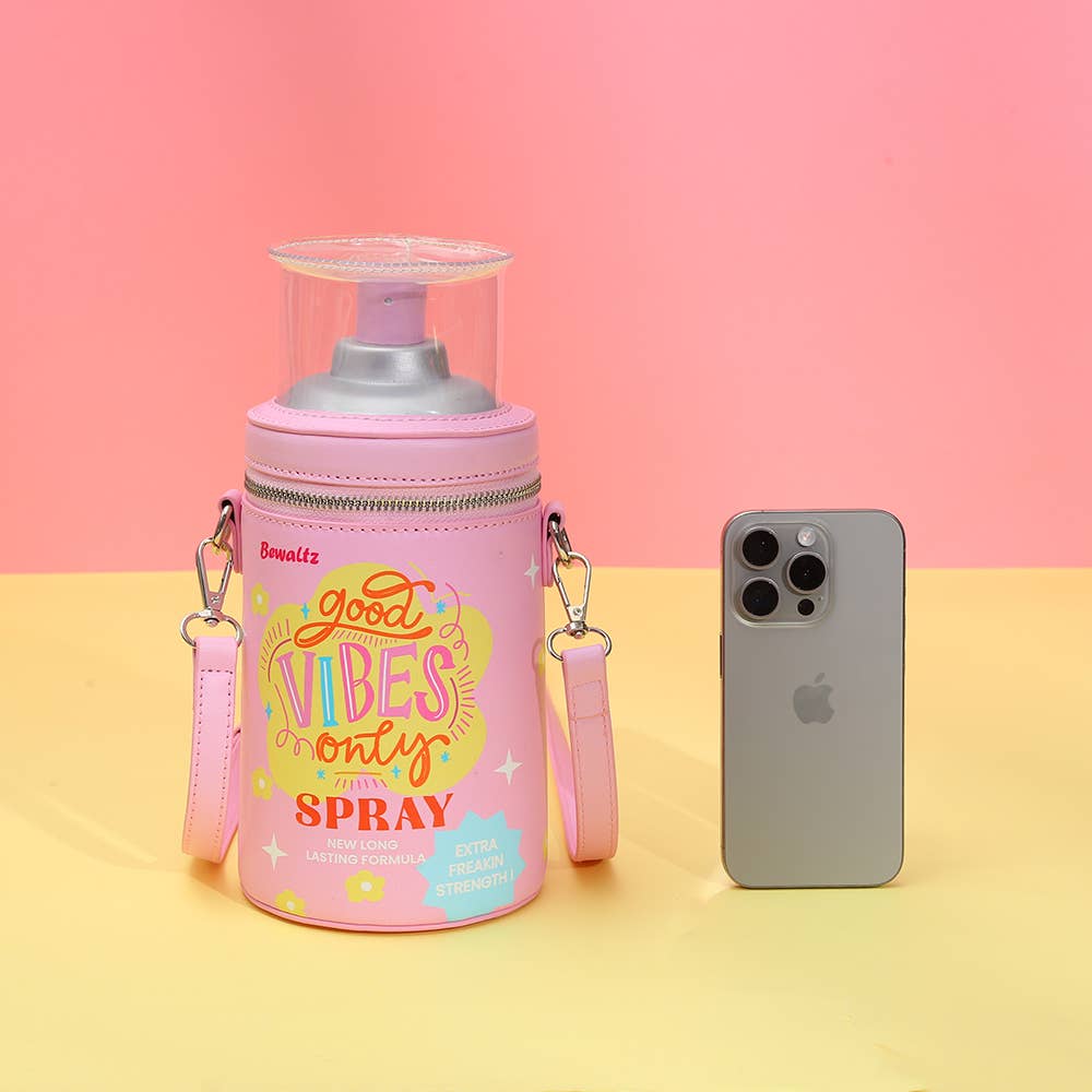 Spray Bottle- Good Vibes Only Handbag