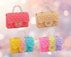 Fidget Pearl Handbag- Bubble Gum