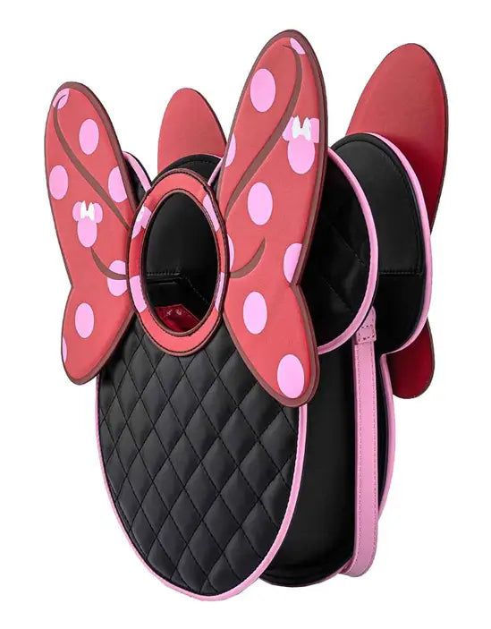 Loungefly Disney Minnie Mouse AOP Bow Diecut Handbag