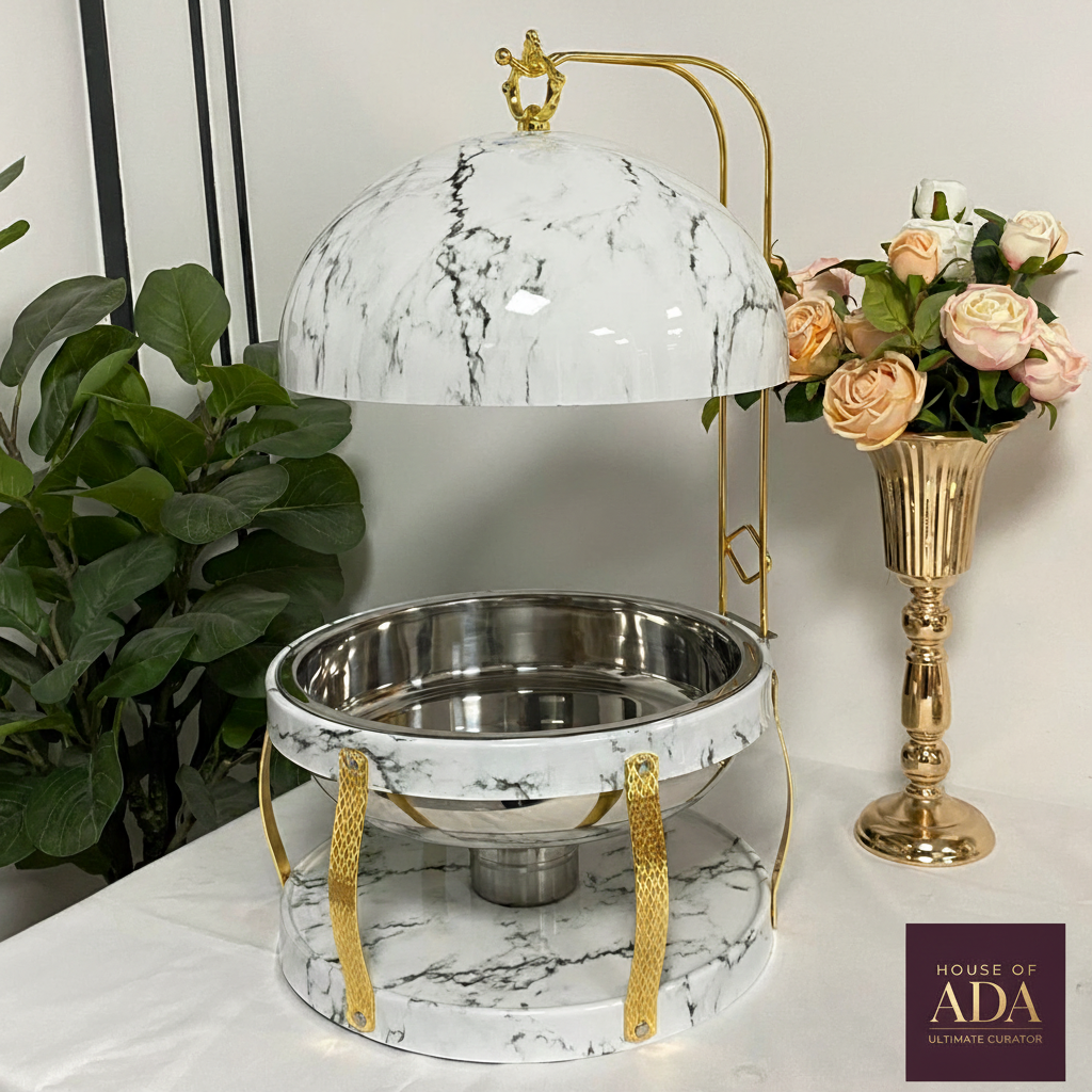 Pikant Chafing Dish with House of Ada Logo