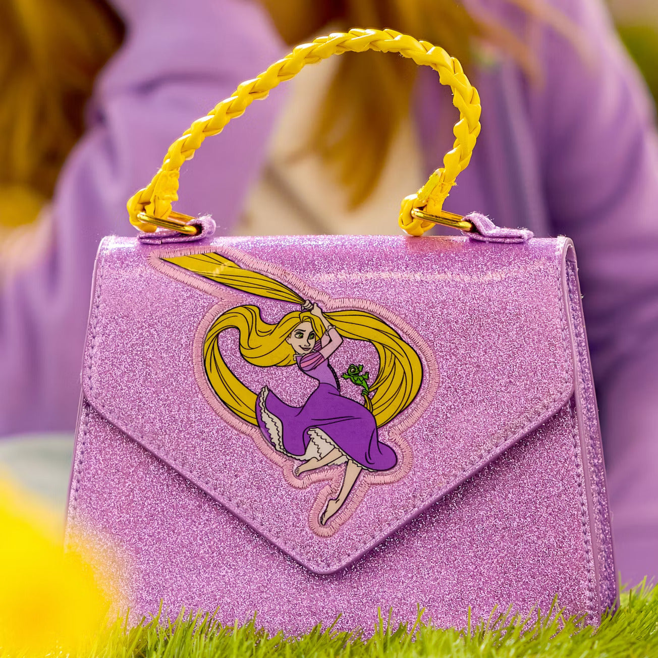 Disney Tangled Rapunzel Glitter Handbag
