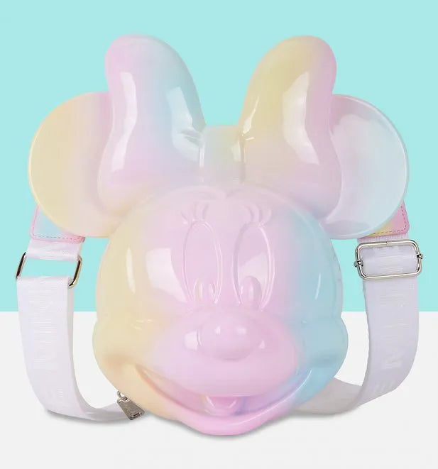 Loungefly Disney Minnie Mouse Tie Dye Moulded Crossbody Bag